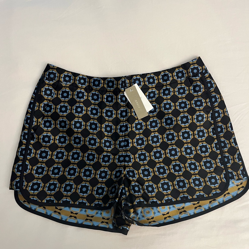 NWT Silk J Crew Dress Shorts